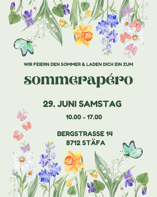 Sommer-Apéro am 29.6.24