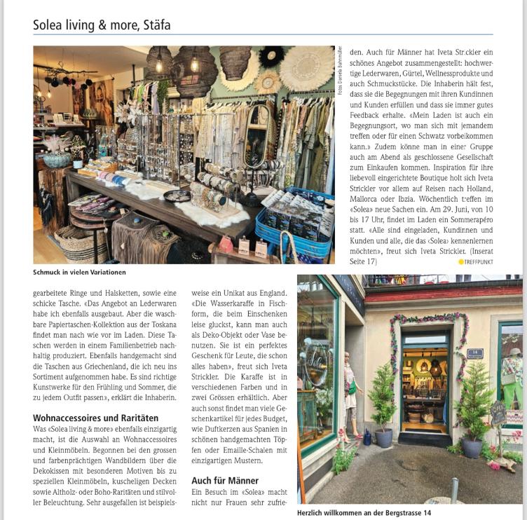 Presseartikel in Treffpunkt 21.6.24