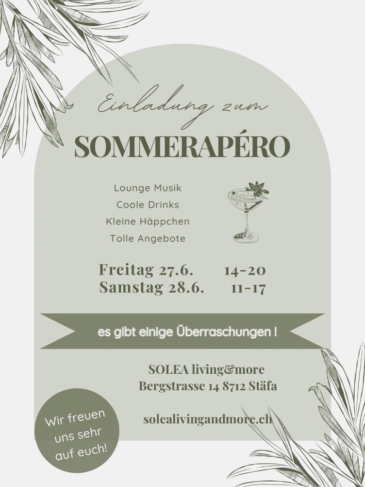 Sommer Apéro 27. und 28. Juni 25