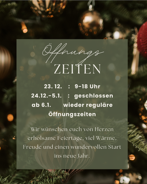 Öffnungszeiten Feiertage