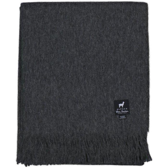 Alpaka Plaid 200 x 150 cm antrazit