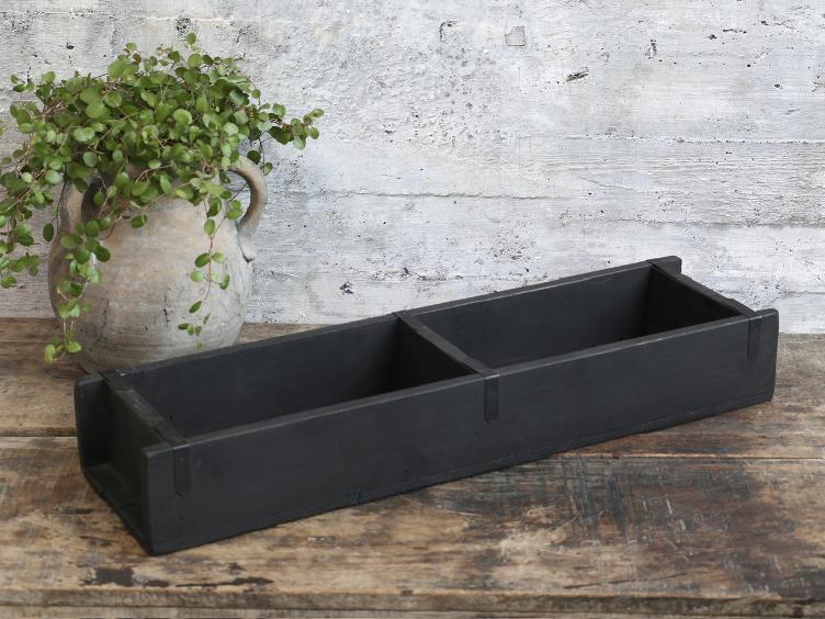 Alte Backsteinform doppelt unika antique schwarz