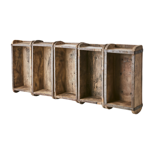 Wandregal Natur W31xD11xH69 cm