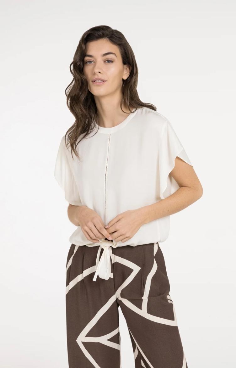 Bluse ivory white