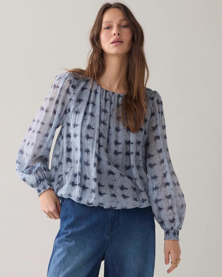 Bluse multicolour tie dye Effekt