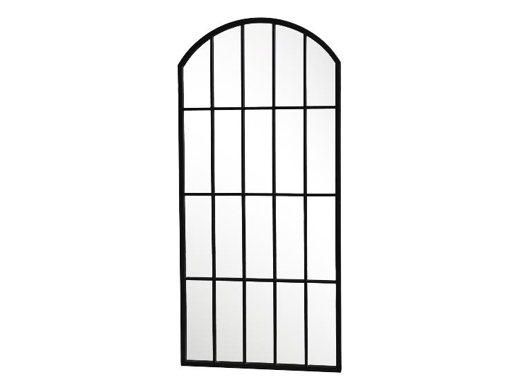 Factory Spiegel H139/L64/B2 cm antique schwarz