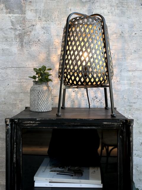 Lampe geflochten H44.5/D25 cm