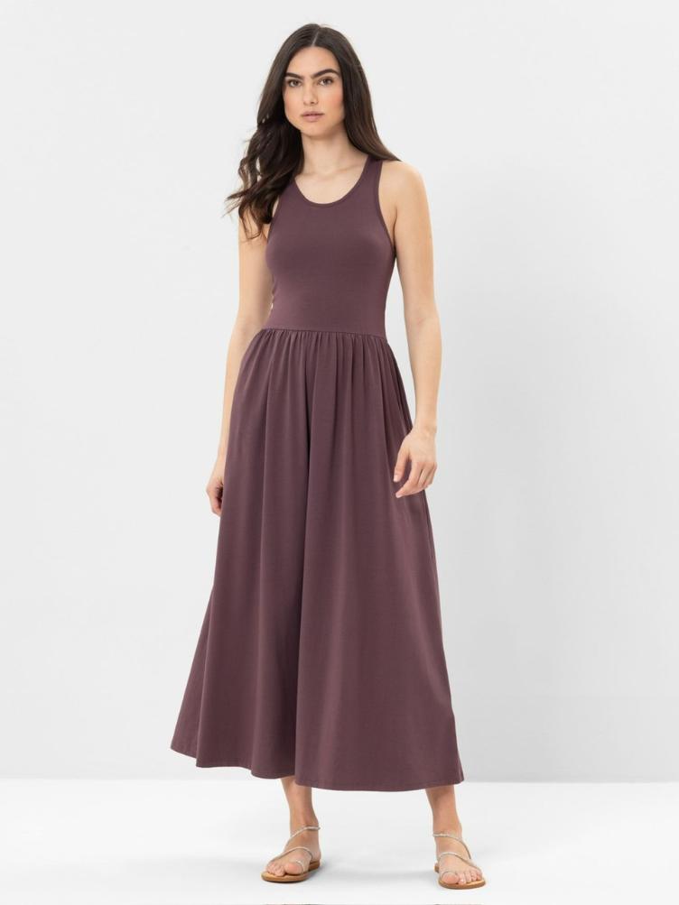 Casita Dress Jersey wine