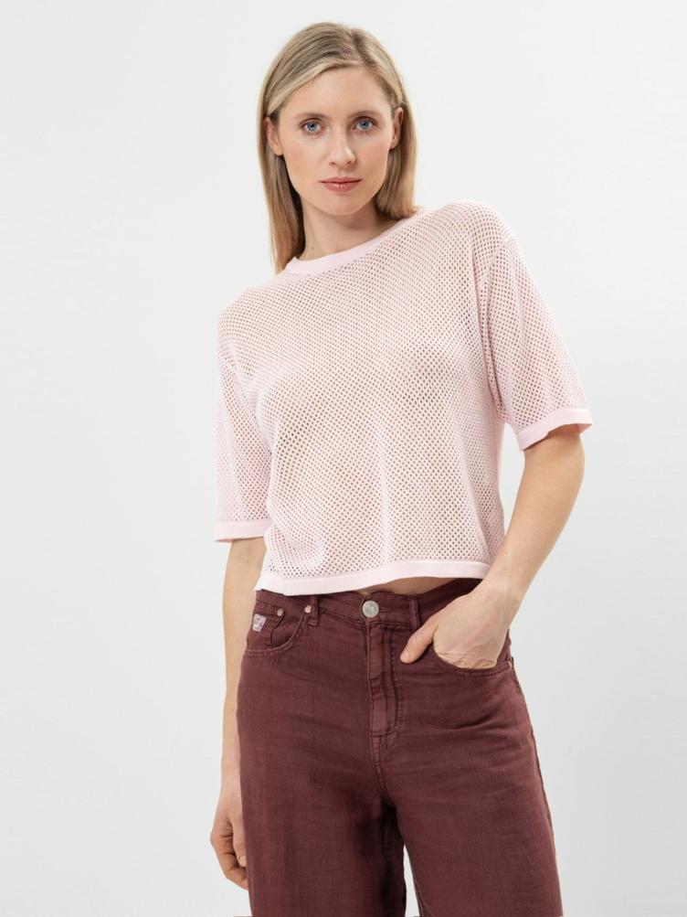 Cathrin Knit cotton mix soft rose