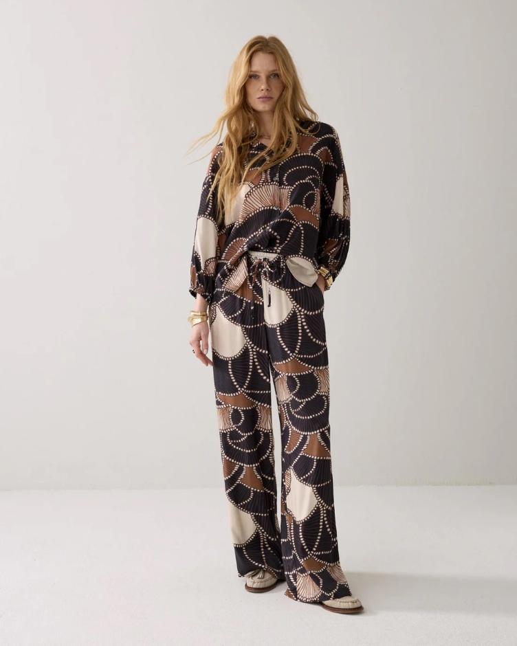 Flowy Hose mit Print