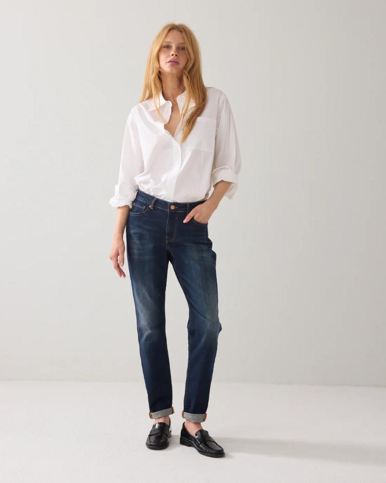 Jeans Tapered Stretch Denim