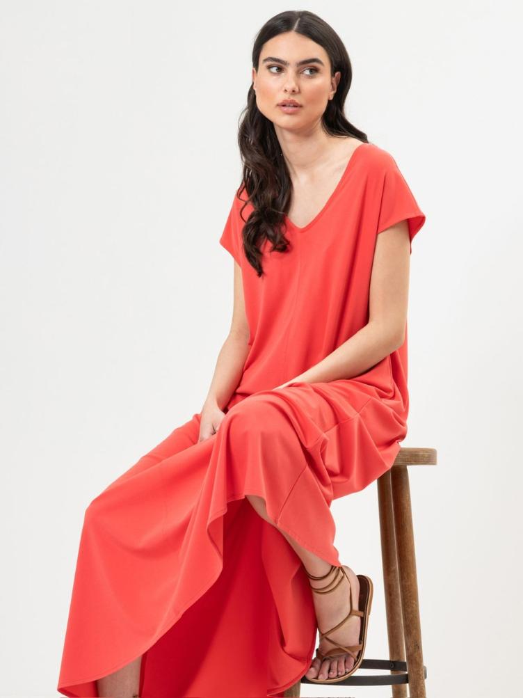 Jersey Kleid Willa cherry