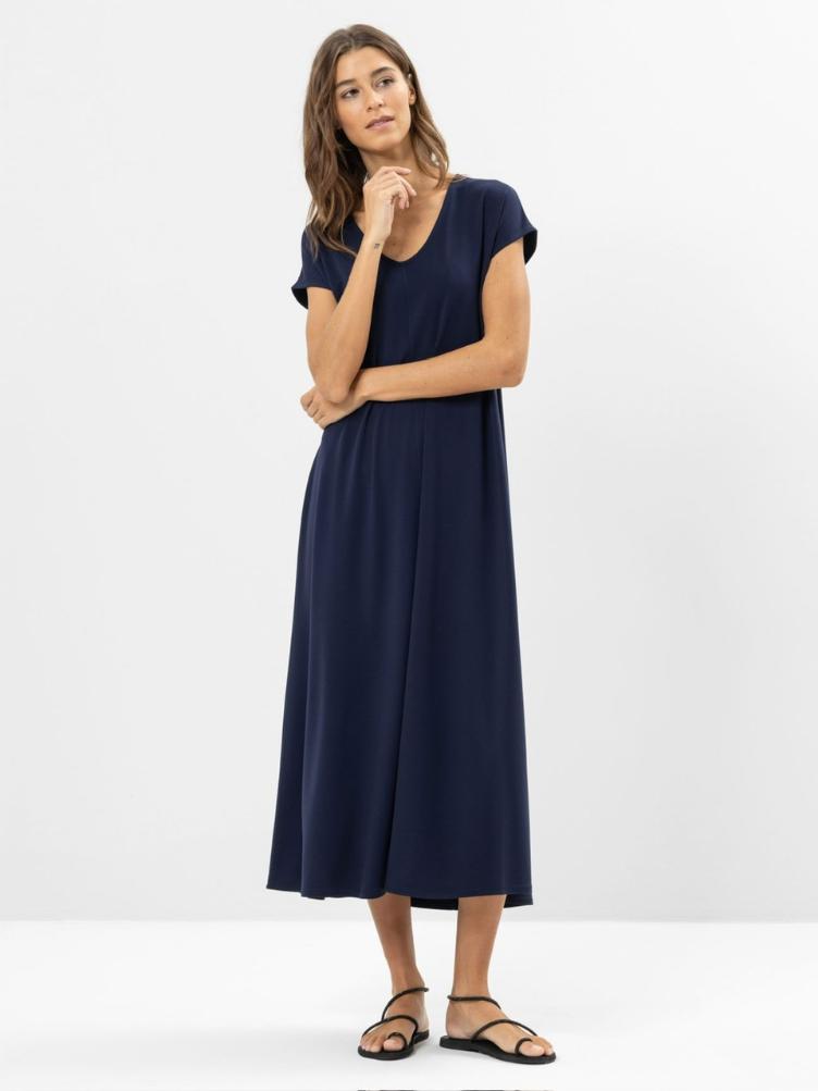 Jersey Kleid Willa marine