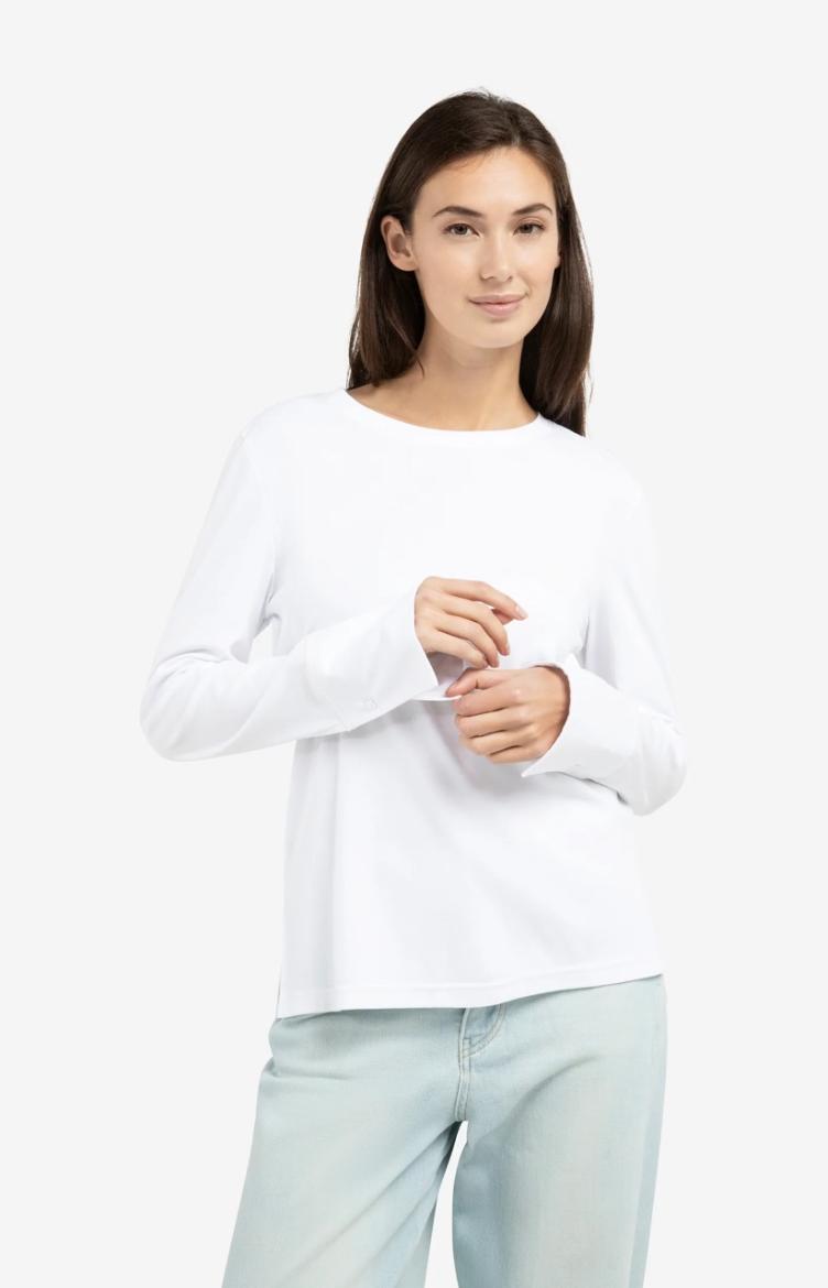 Jersey-Top pure white