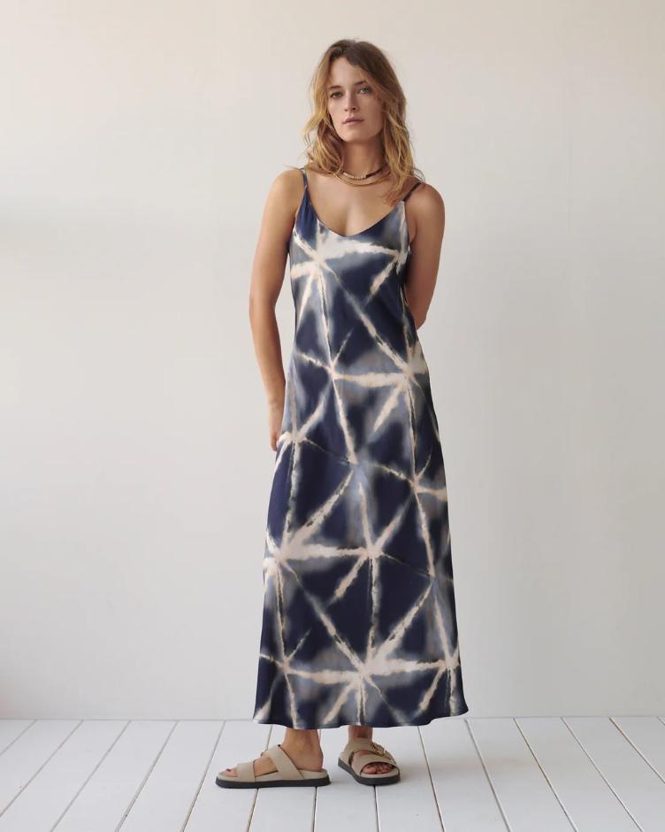 Kleid Titel dye viskose Blue Noir