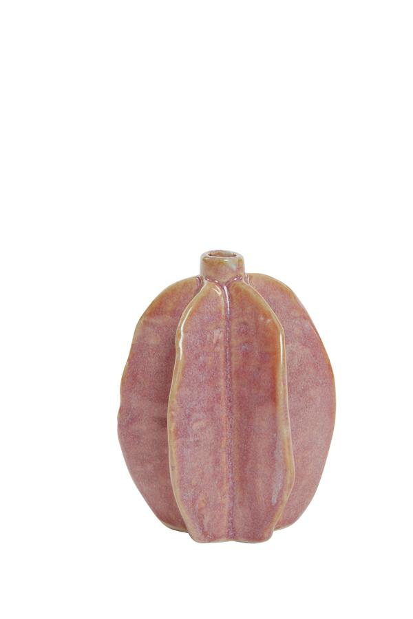 Vase Deko Ø12,5x17,5 cm AKOSI Keramik rosa