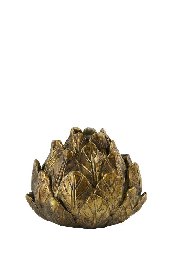 Kerzenständer Ø13,5x11 cm HESIODOS antik bronze
