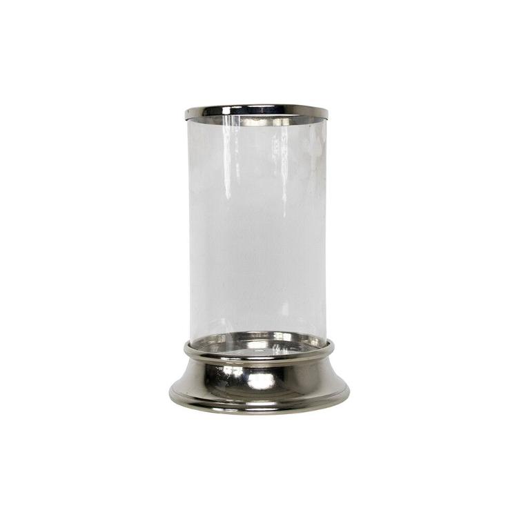 Windlicht silber 30 cm
