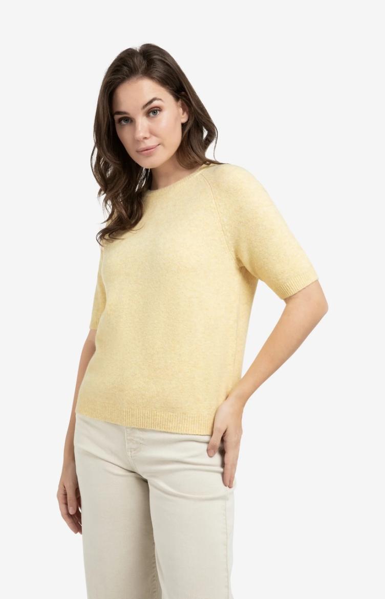 Pulli kurzarm yellow