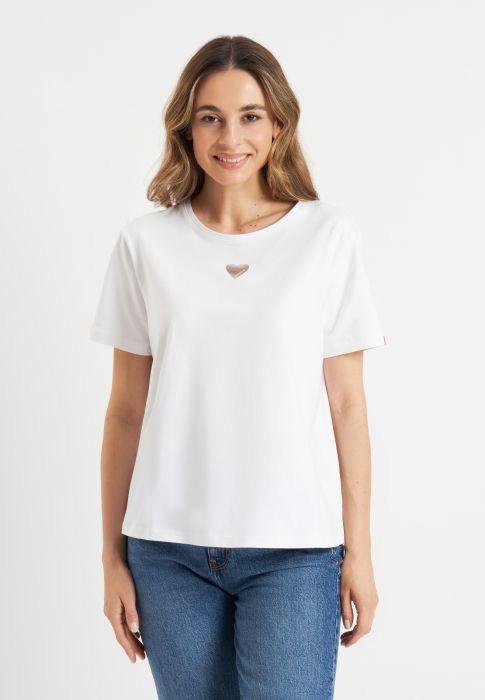 Shirt white mit Herz