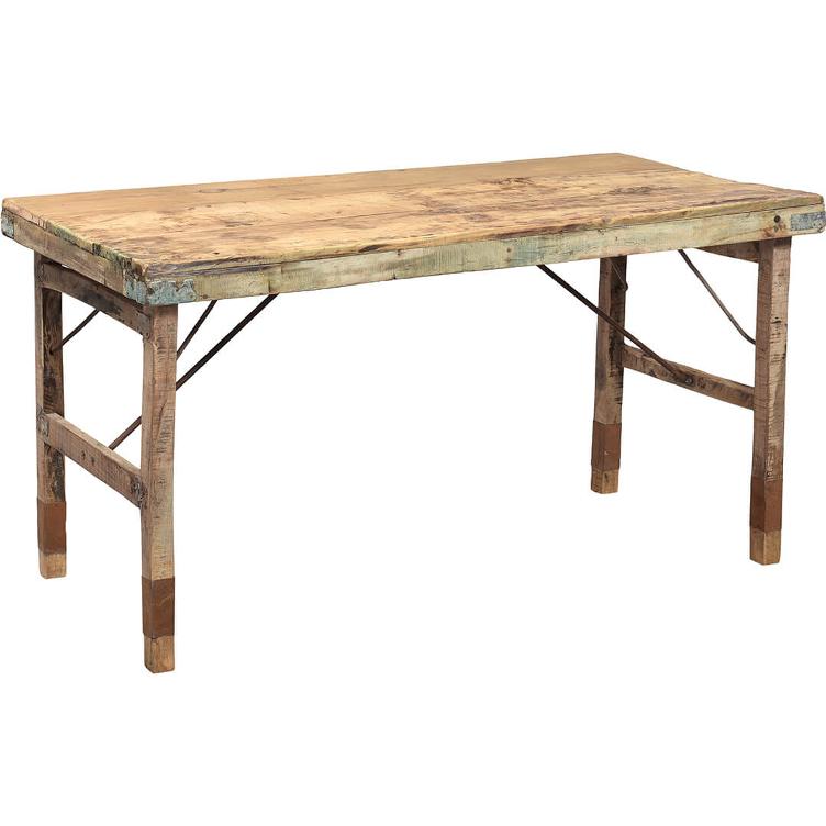 Alter Esstisch aus Holz 150x72x75 cm