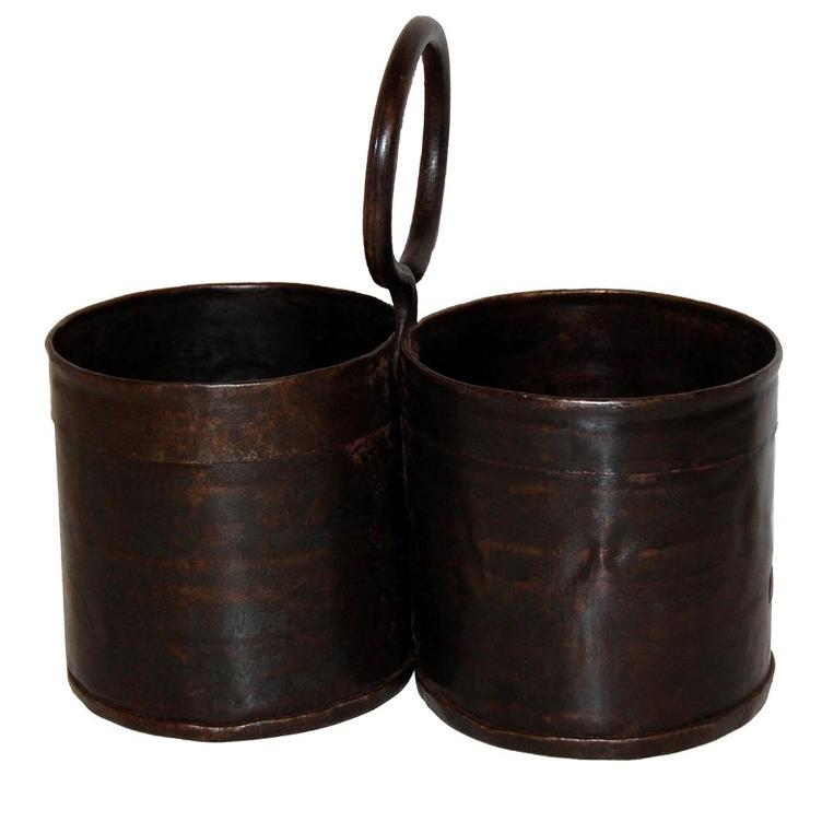 Doppelbehälter schwarz