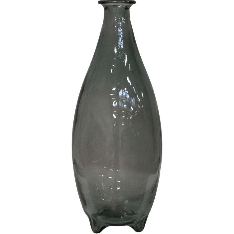 Melvin hohe Glasvase grau H38 cm
