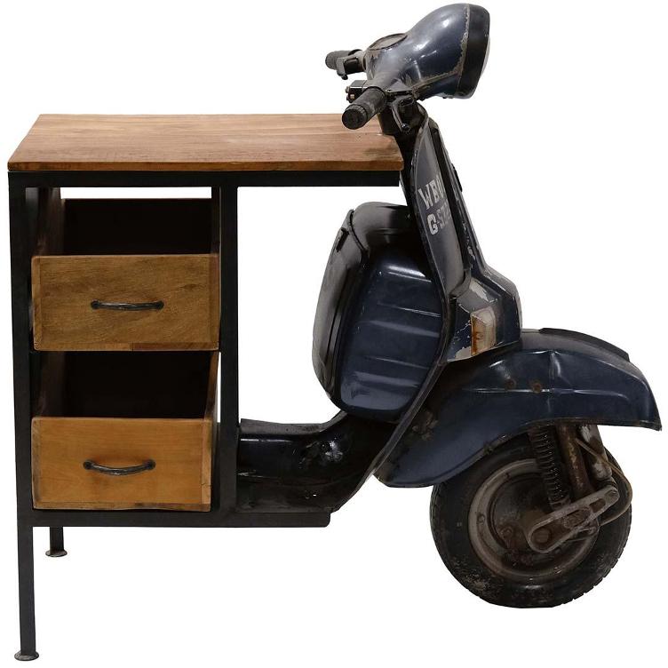 Theke aus alter Rollerfront